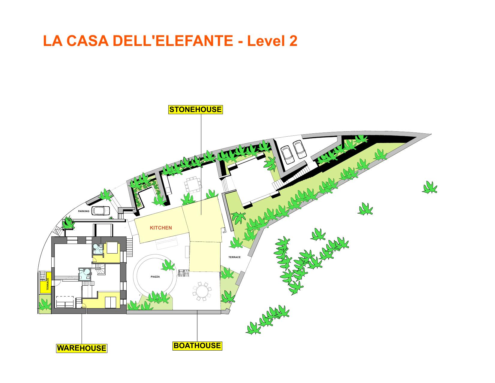 Comprehensive floor plan — Level 2
