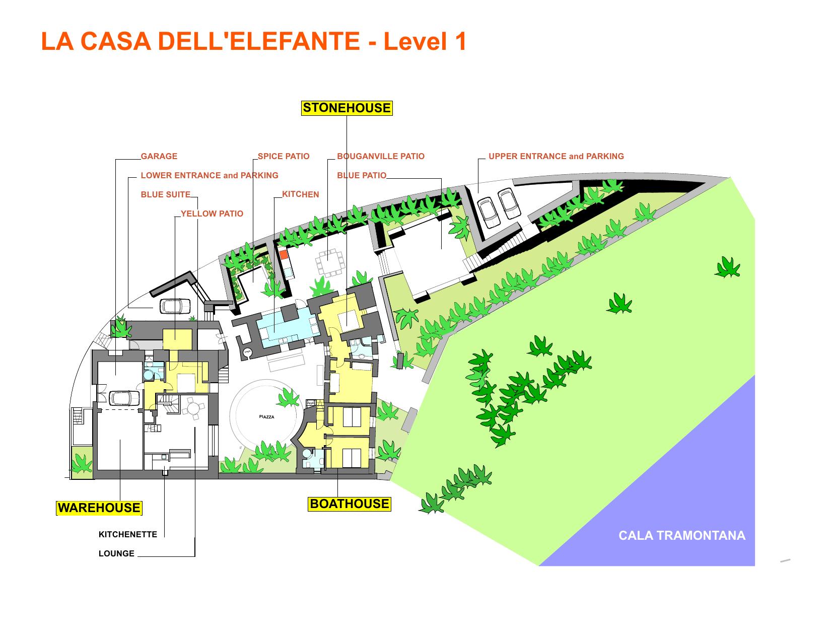 Comprehensive floor plan — Level 1